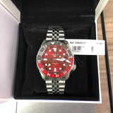 Buy Shop Seiko 5 Sports Thong Sia Limited Edition Red Dial Silver Steel Strap Watch For Men - SSK031K1 USA Online