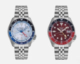 Buy Shop Seiko 5 Sports Thong Sia Limited Edition Red Dial Silver Steel Strap Watch For Men - SSK031K1 USA Online