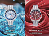 Buy Shop Seiko 5 Sports Thong Sia Limited Edition Red Dial Silver Steel Strap Watch For Men - SSK031K1 USA Online