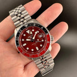 Buy Shop Seiko 5 Sports Thong Sia Limited Edition Red Dial Silver Steel Strap Watch For Men - SSK031K1 USA Online