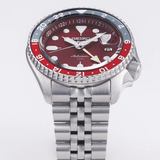 Buy Shop Seiko 5 Sports Thong Sia Limited Edition Red Dial Silver Steel Strap Watch For Men - SSK031K1 USA Online
