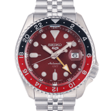 Buy Shop Seiko 5 Sports Thong Sia Limited Edition Red Dial Silver Steel Strap Watch For Men - SSK031K1 USA Online