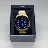 Buy Shop Seiko 5 Sports US Special Edition Automatic Blue Dial Gold Steel Strap Watch For Men - SRPK20 USA Online