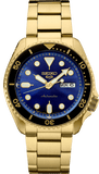 Buy Shop Seiko 5 Sports US Special Edition Automatic Blue Dial Gold Steel Strap Watch For Men - SRPK20 USA Online