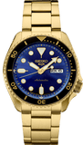 Buy Shop Seiko 5 Sports US Special Edition Automatic Blue Dial Gold Steel Strap Watch For Men - SRPK20 USA Online