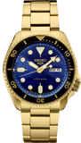 Buy Shop Seiko 5 Sports US Special Edition Automatic Blue Dial Gold Steel Strap Watch For Men - SRPK20 USA Online