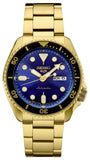 Buy Shop Seiko 5 Sports US Special Edition Automatic Blue Dial Gold Steel Strap Watch For Men - SRPK20 USA Online