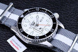 Buy Shop Seiko 5 Sports x Peanuts Surfboard Snoopy Limited Edition White Dial Two Tone NATO Strap Watch For Men - SRPK25K1 USA Online
