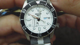 Buy Shop Seiko 5 Sports x Peanuts Surfboard Snoopy Limited Edition White Dial Two Tone NATO Strap Watch For Men - SRPK25K1 USA Online