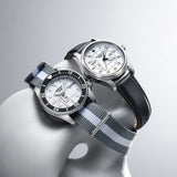 Buy Shop Seiko 5 Sports x Peanuts Surfboard Snoopy Limited Edition White Dial Two Tone NATO Strap Watch For Men - SRPK25K1 USA Online