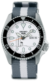 Buy Shop Seiko 5 Sports x Peanuts Surfboard Snoopy Limited Edition White Dial Two Tone NATO Strap Watch For Men - SRPK25K1 USA Online