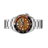 Seiko 5 Sports Sonar Special Edition Brown Dial Silver Steel Strap Watch For Men - SRPJ47K1