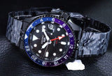 Buy Shop Seiko Automatic SKX GMT Yuto Horigome Limited Edition Black Dial Black Steel Strap Watch For Men - SSK027K1 USA Online