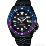 Buy Shop Seiko Automatic SKX GMT Yuto Horigome Limited Edition Black Dial Black Steel Strap Watch For Men - SSK027K1 USA Online