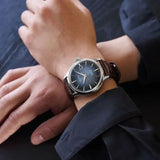 Buy Shop Seiko Cocktail Time Automatic Blue Dial Brown Leather Strap Watch for Men - SRPK15K1 USA Online