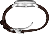 Buy Shop Seiko Cocktail Time Automatic Blue Dial Brown Leather Strap Watch for Men - SRPK15K1 USA Online