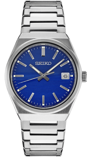 Seiko Conceptual Blue Dial Silver Steel Strap Watch for Men - SUR555P1