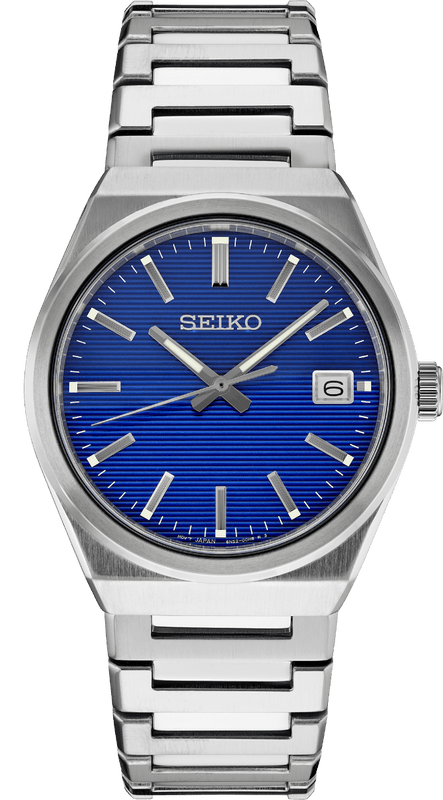 Buy Shop Seiko Conceptual Blue Dial Silver Steel Strap Watch for Men - SUR555P1 USA Online