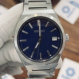 Buy Shop Seiko Conceptual Blue Dial Silver Steel Strap Watch for Men - SUR555P1 USA Online
