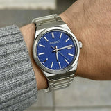 Buy Shop Seiko Conceptual Blue Dial Silver Steel Strap Watch for Men - SUR555P1 USA Online