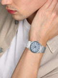Buy Shop Seiko Conceptual Blue Dial Silver Steel Strap Watch for Men - SUR599P1 USA Online