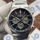 Buy Shop Seiko Conceptual Chronograph Blue Dial Silver Steel Strap Watch for Men- SSB453P1 USA Online
