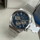 Buy Shop Seiko Conceptual Chronograph Blue Dial Silver Steel Strap Watch for Men- SSB453P1 USA Online