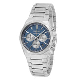 Buy Shop Seiko Conceptual Chronograph Blue Dial Silver Steel Strap Watch for Men- SSB453P1 USA Online