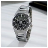 Buy Shop Seiko Conceptual Chronograph Grey Dial Silver Steel Strap Watch for Men - SSB455P1 USA Online