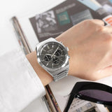 Buy Shop Seiko Conceptual Chronograph Grey Dial Silver Steel Strap Watch for Men - SSB455P1 USA Online