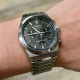 Buy Shop Seiko Conceptual Chronograph Grey Dial Silver Steel Strap Watch for Men - SSB455P1 USA Online