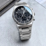 Buy Shop Seiko Conceptual Chronograph Grey Dial Silver Steel Strap Watch for Men - SSB455P1 USA Online