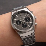 Buy Shop Seiko Conceptual Chronograph Grey Dial Silver Steel Strap Watch for Men - SSB455P1 USA Online