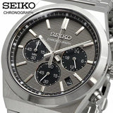 Buy Shop Seiko Conceptual Chronograph Grey Dial Silver Steel Strap Watch for Men - SSB455P1 USA Online