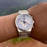 Buy Shop Seiko Conceptual Chronograph Ice Blue Dial Silver Steel Strap Watch for Men - SSB459P1 USA Online