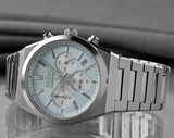 Buy Shop Seiko Conceptual Chronograph Ice Blue Dial Silver Steel Strap Watch for Men - SSB459P1 USA Online