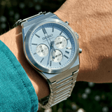Buy Shop Seiko Conceptual Chronograph Ice Blue Dial Silver Steel Strap Watch for Men - SSB459P1 USA Online