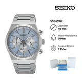 Buy Shop Seiko Conceptual Chronograph Ice Blue Dial Silver Steel Strap Watch for Men - SSB459P1 USA Online