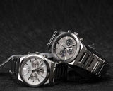 Buy Shop Seiko Conceptual Chronograph White Dial Silver Steel Strap Watch for Men - SSB451P1 USA Online