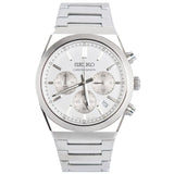 Buy Shop Seiko Conceptual Chronograph White Dial Silver Steel Strap Watch for Men - SSB451P1 USA Online