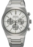 Buy Shop Seiko Conceptual Chronograph White Dial Silver Steel Strap Watch for Men - SSB451P1 USA Online