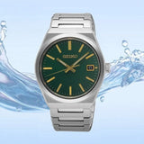 Buy Shop Seiko Conceptual Green Dial Silver Steel Strap Watch for Men - SUR601P1 USA Online