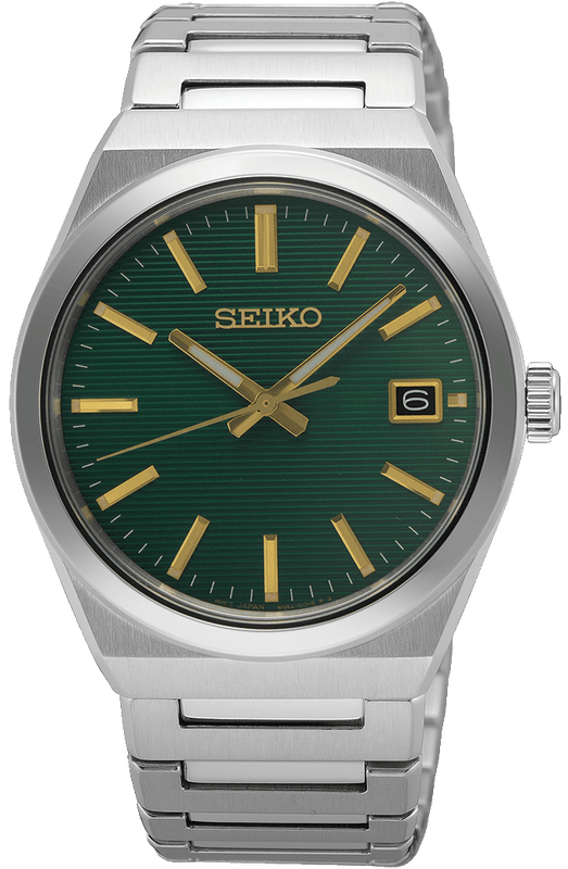 Buy Shop Seiko Conceptual Green Dial Silver Steel Strap Watch for Men - SUR601P1 USA Online