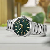 Buy Shop Seiko Conceptual Green Dial Silver Steel Strap Watch for Men - SUR601P1 USA Online