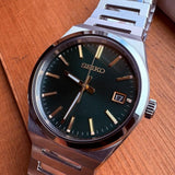 Buy Shop Seiko Conceptual Green Dial Silver Steel Strap Watch for Men - SUR601P1 USA Online