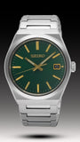 Buy Shop Seiko Conceptual Green Dial Silver Steel Strap Watch for Men - SUR601P1 USA Online