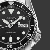 Buy Shop Seiko 5 Sports SKX Automatic Black Dial Silver Steel Strap Watch For Men - SRPK29K1 USA Online