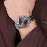 Buy Shop Seiko Presage Cocktail Time Automatic Black Dial Silver Steel Strap Watch for Men - SRPE17J1 USA Online