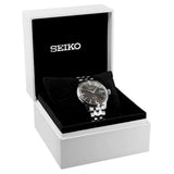 Buy Shop Seiko Presage Cocktail Time Automatic Black Dial Silver Steel Strap Watch for Men - SRPE17J1 USA Online