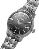 Buy Shop Seiko Presage Cocktail Time Automatic Black Dial Silver Steel Strap Watch for Men - SRPE17J1 USA Online